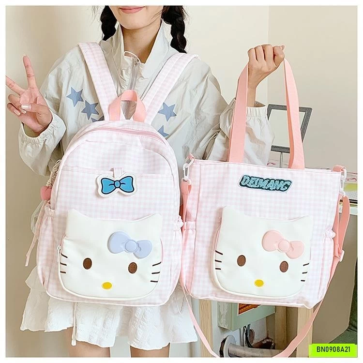 BALO TÚI ĐEO CHÉO KITTY DỄ THƯƠNG