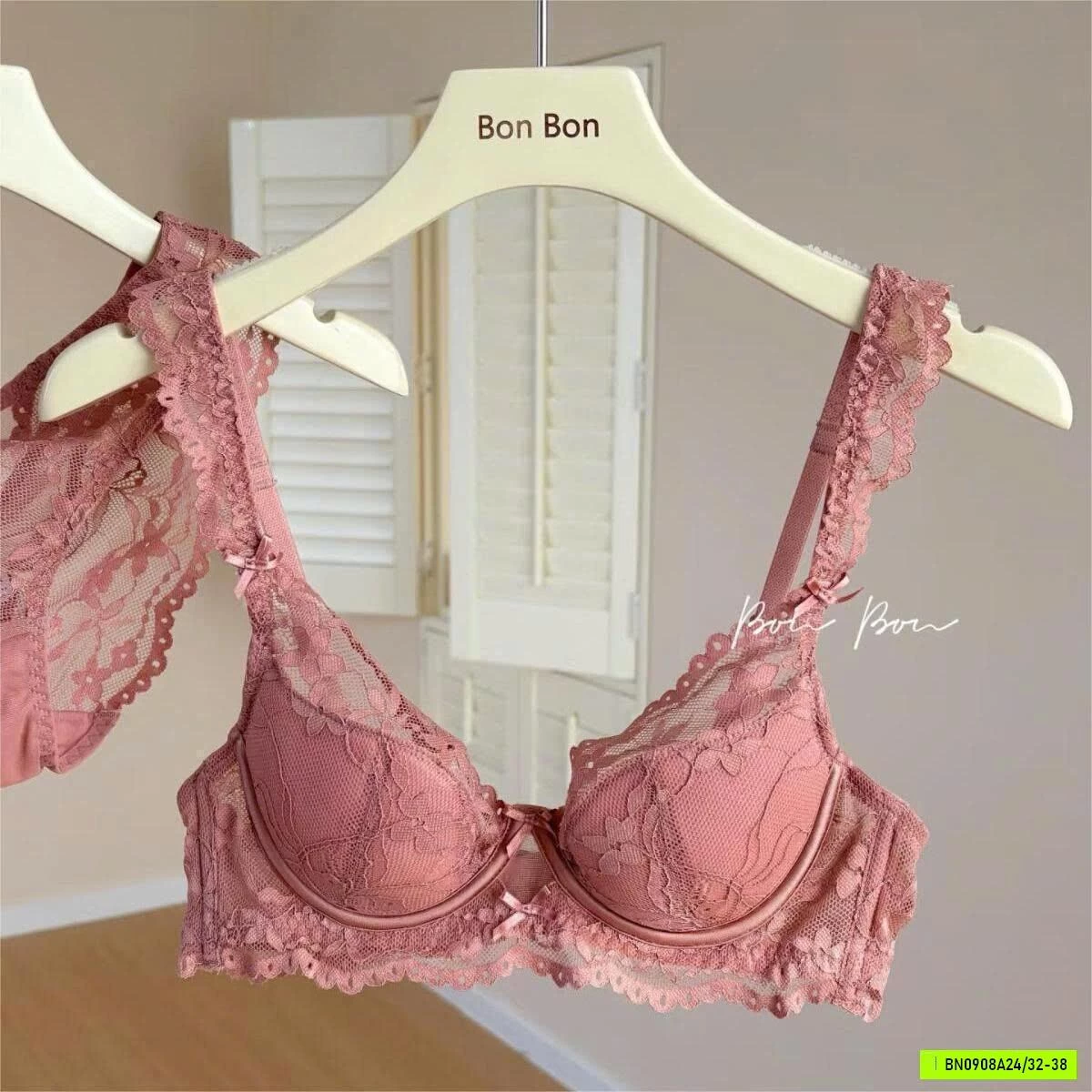 SET BRA PHỐI REN CÓ GỌNG