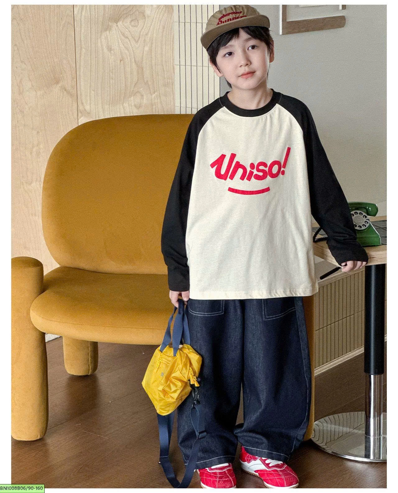 ÁO CHỮ UNISO AOAOKIDS AQ6005