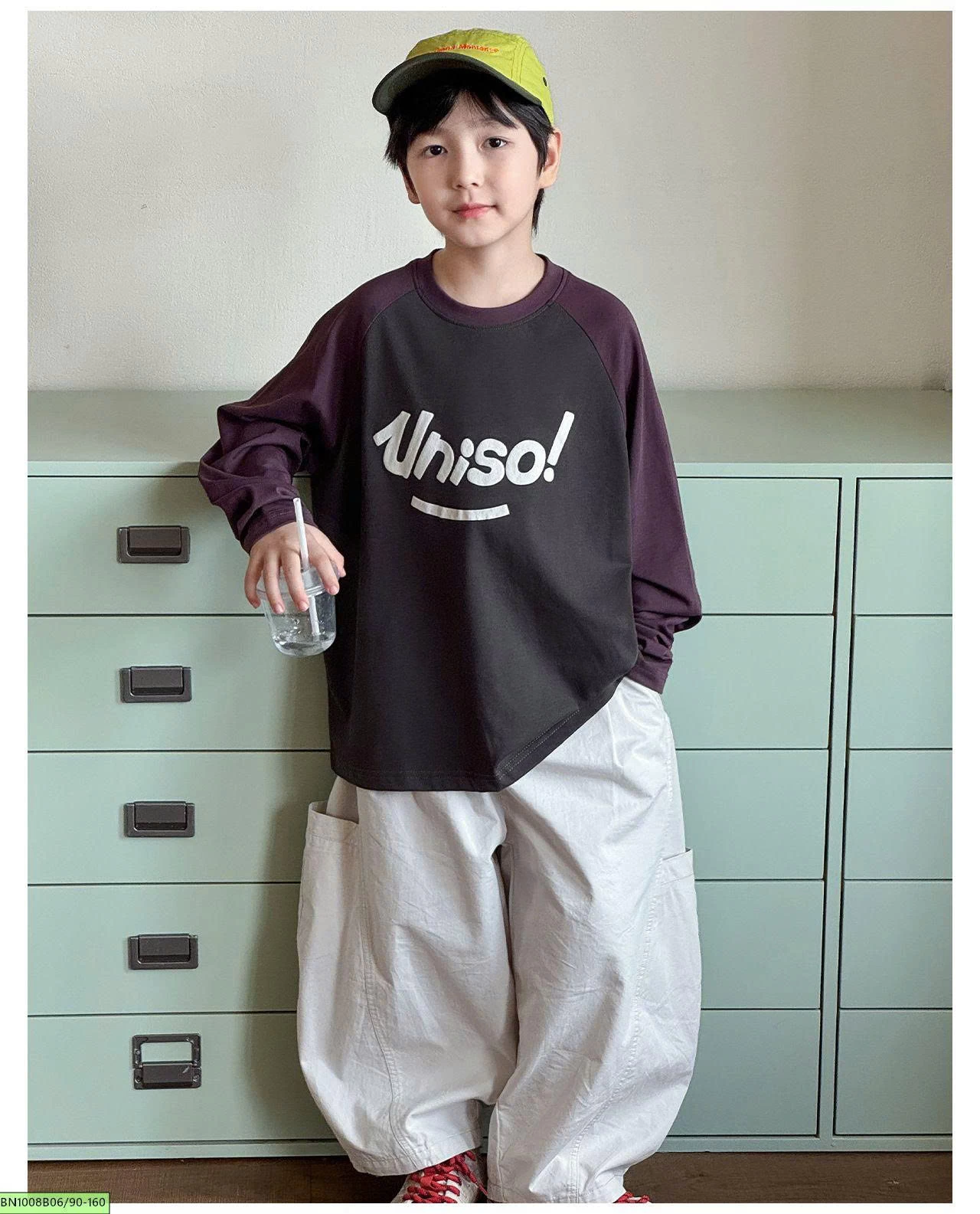 ÁO CHỮ UNISO AOAOKIDS AQ6005