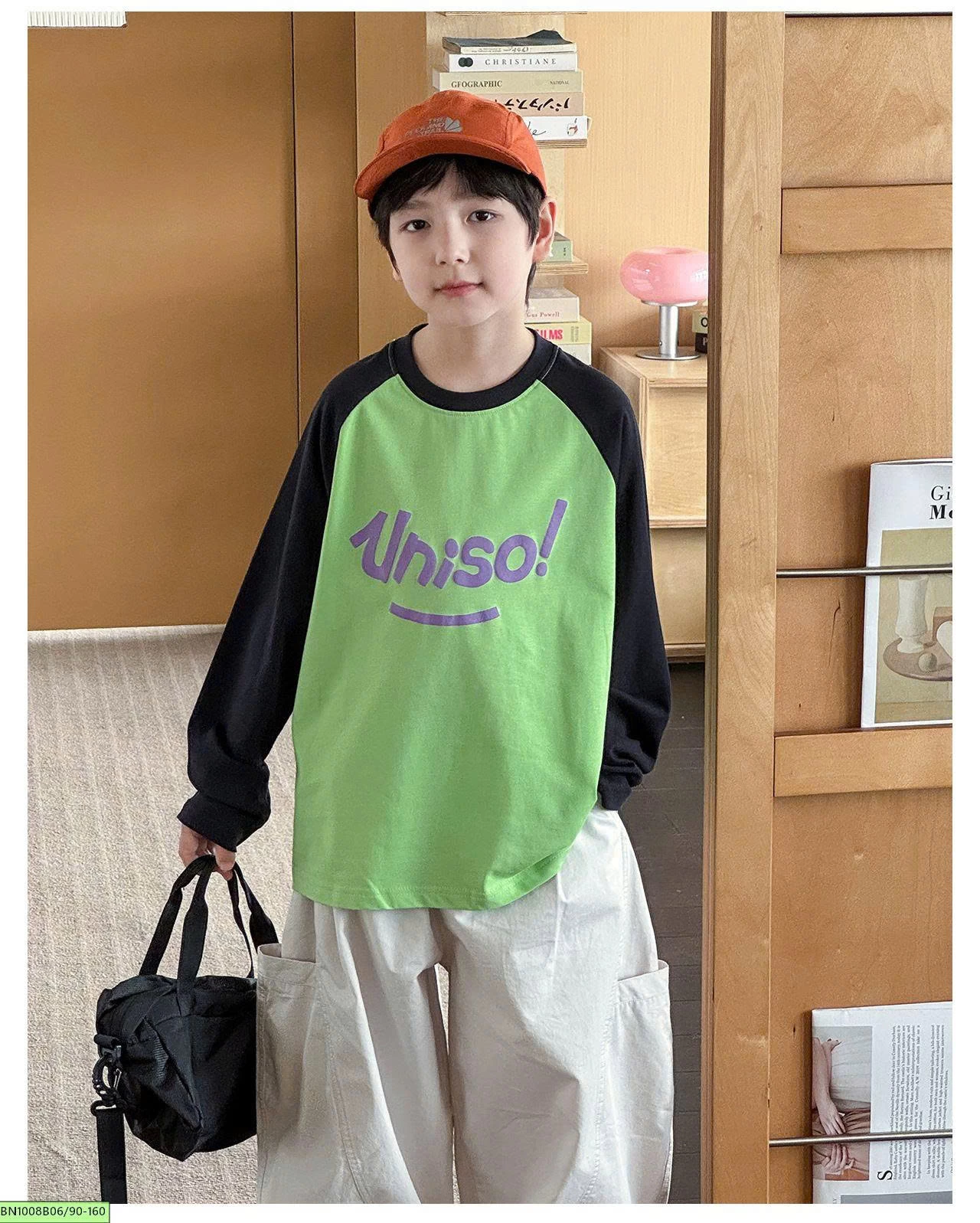 ÁO CHỮ UNISO AOAOKIDS AQ6005