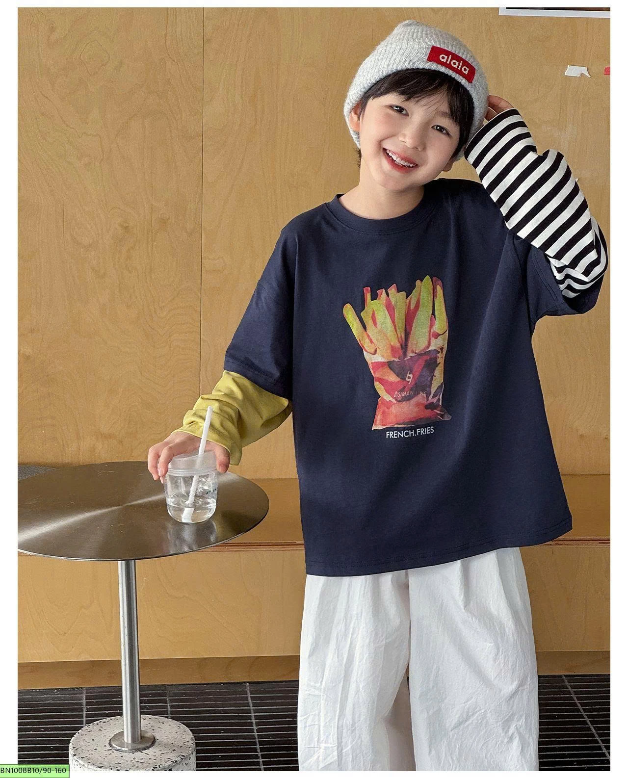 ÁO THUN KHOAI TÂY CHIÊN AOAOKIDS AQ6042