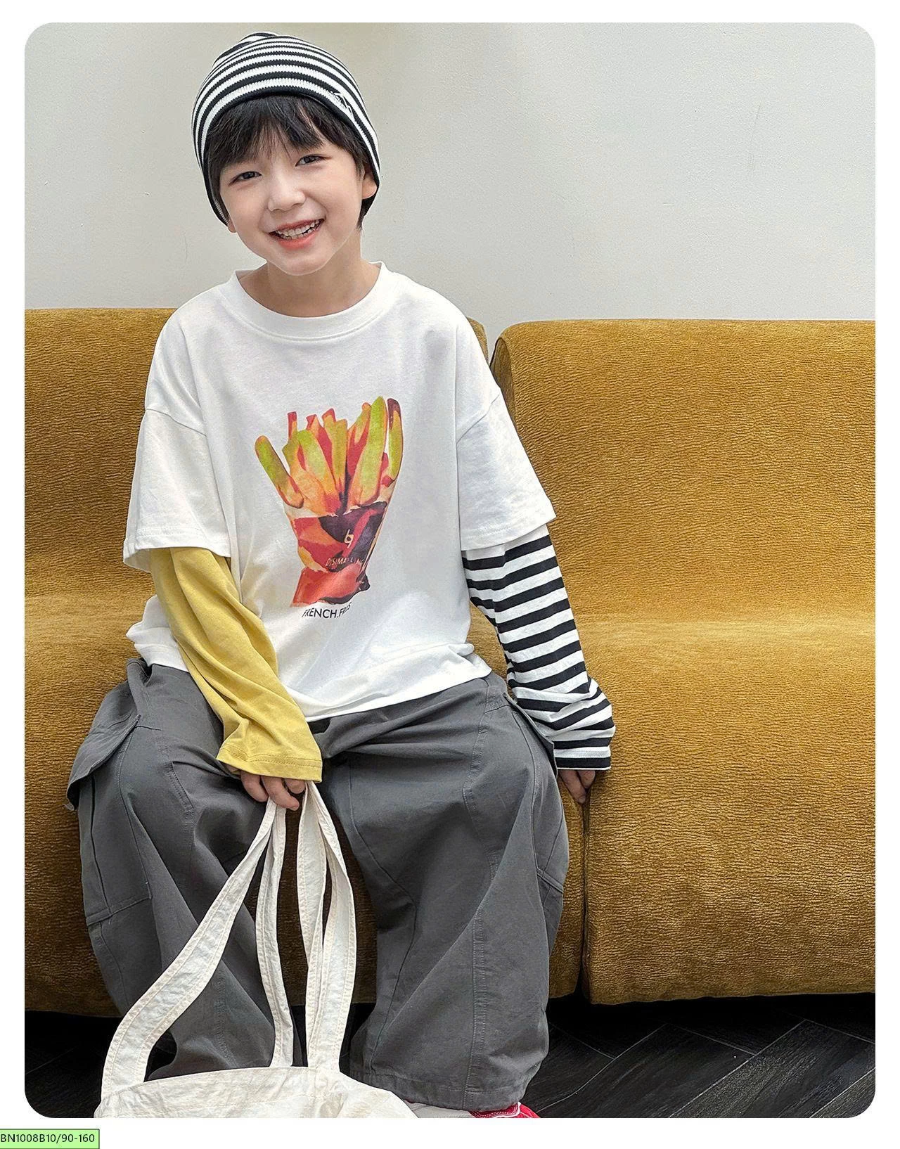 ÁO THUN KHOAI TÂY CHIÊN AOAOKIDS AQ6042