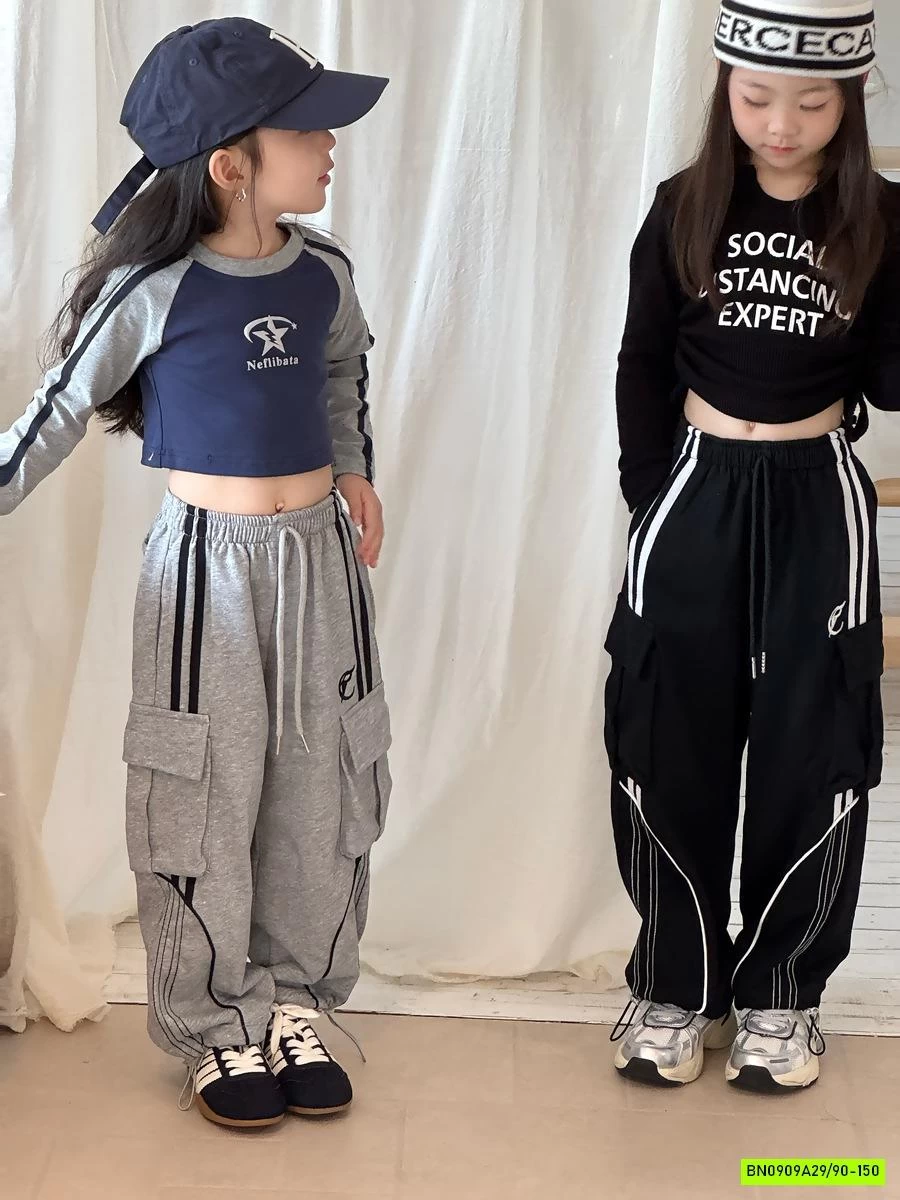 JOGGER PHỐI SỌC TÚI HỘP CÁ TÍNH