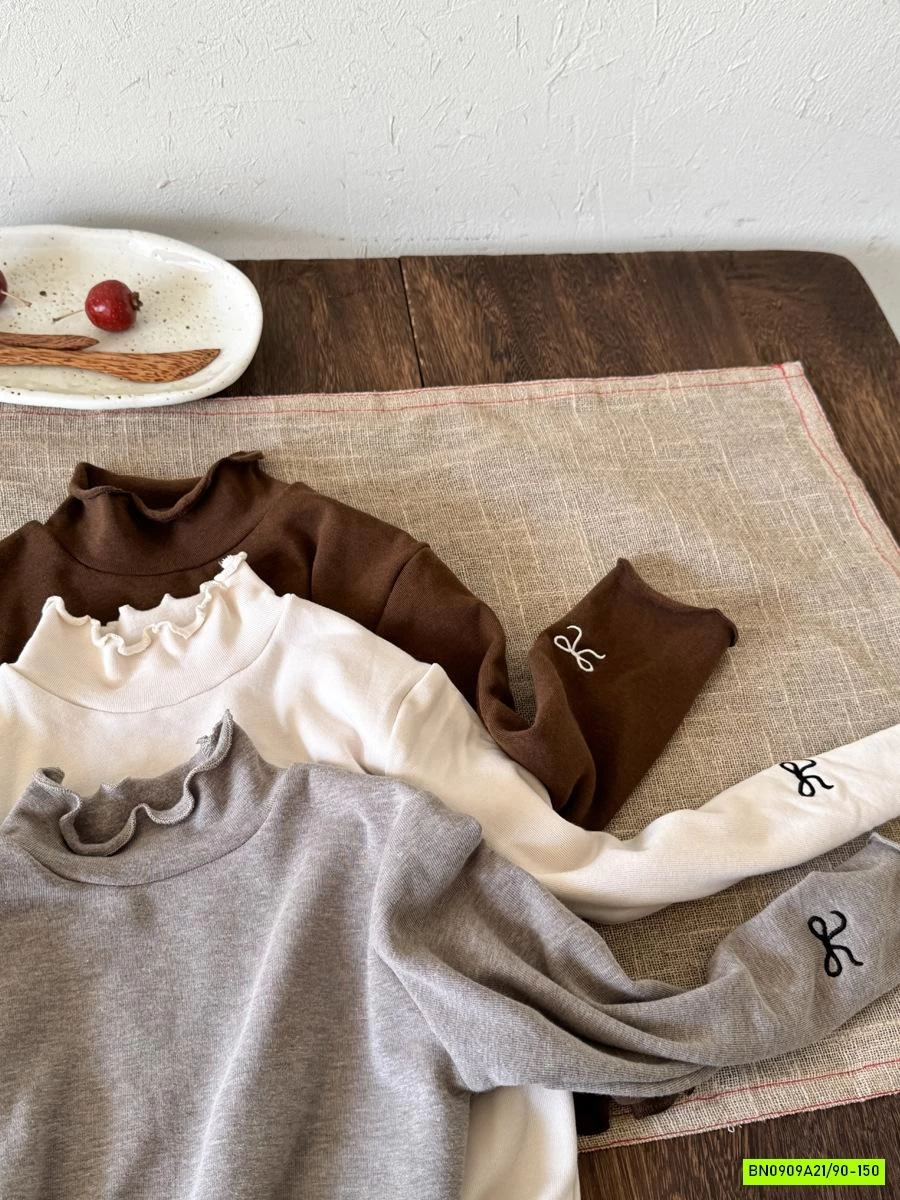 ÁO GIỮ NHIỆT VIỀN BÈO THÊU NƠ