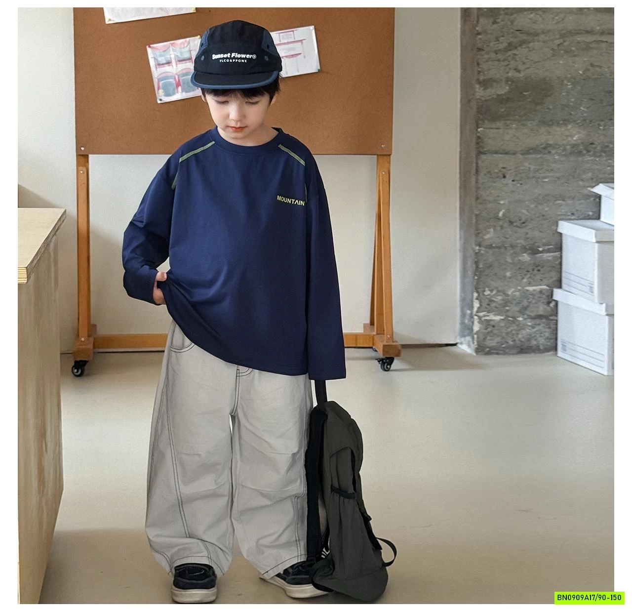 BAGGY GÂN CHÉO CHỈ NỔI AOAOKIDS