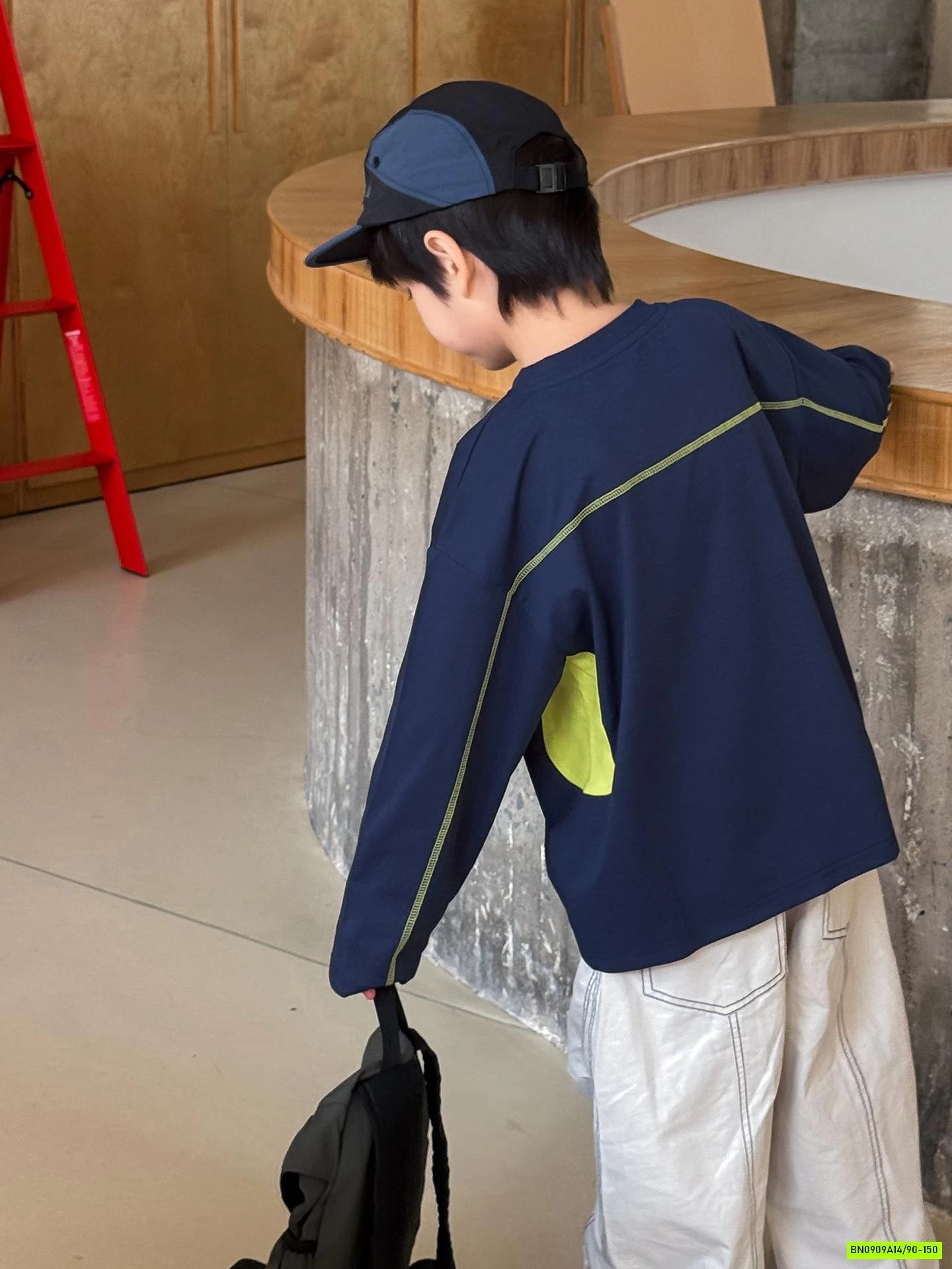 ÁO THUN TRƠN VIỀN CHỈ NỔI AOAOKIDS