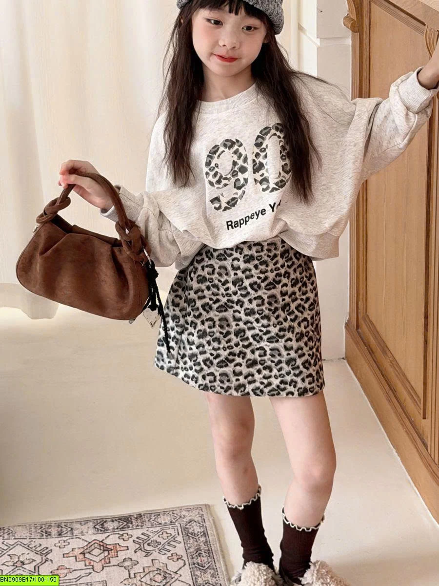 ÁO NỈ DẮNG NGẮN SỐ 90