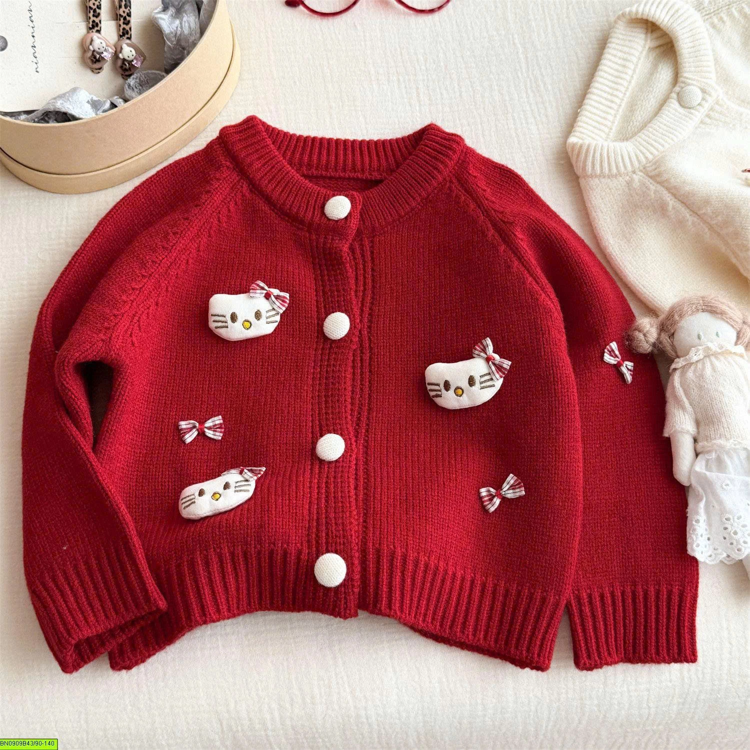 ÁO CARDIGAN MÈO KITTY