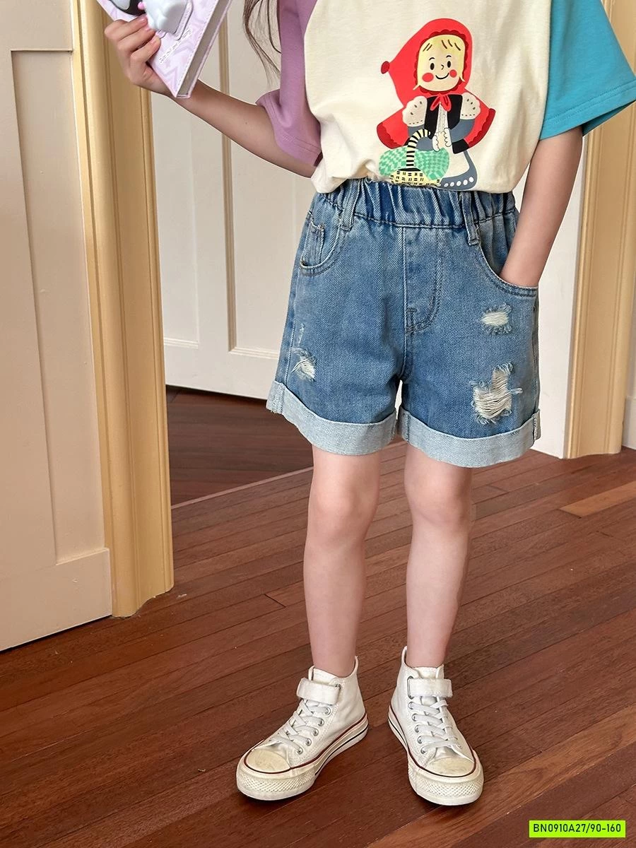 SHORT JEANS RÁCH 24U050 AMBB