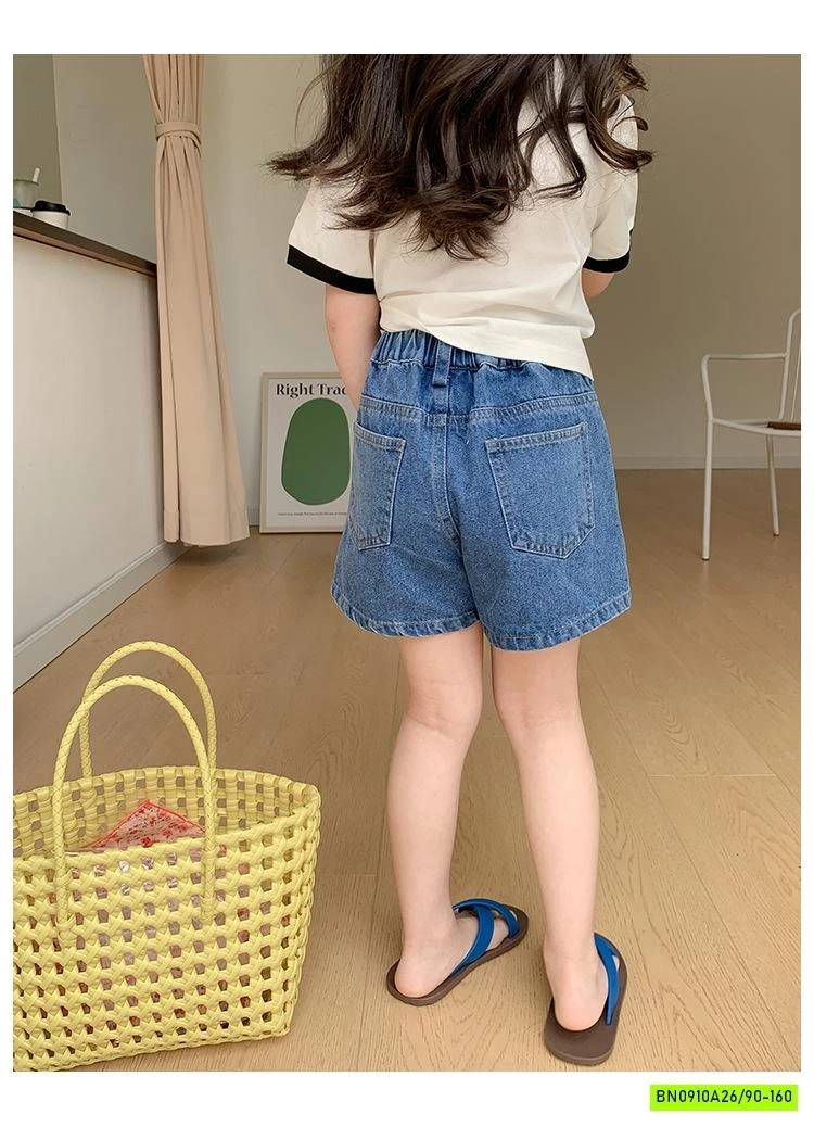 SHORT JEANS BASIC TÚI SAU U023 AMBB