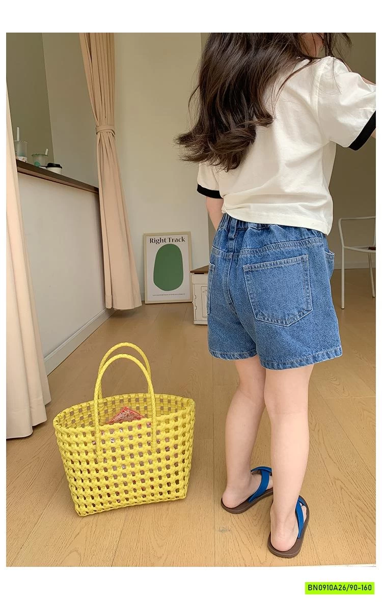 SHORT JEANS BASIC TÚI SAU U023 AMBB