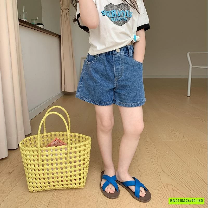 SHORT JEANS BASIC TÚI SAU U023 AMBB