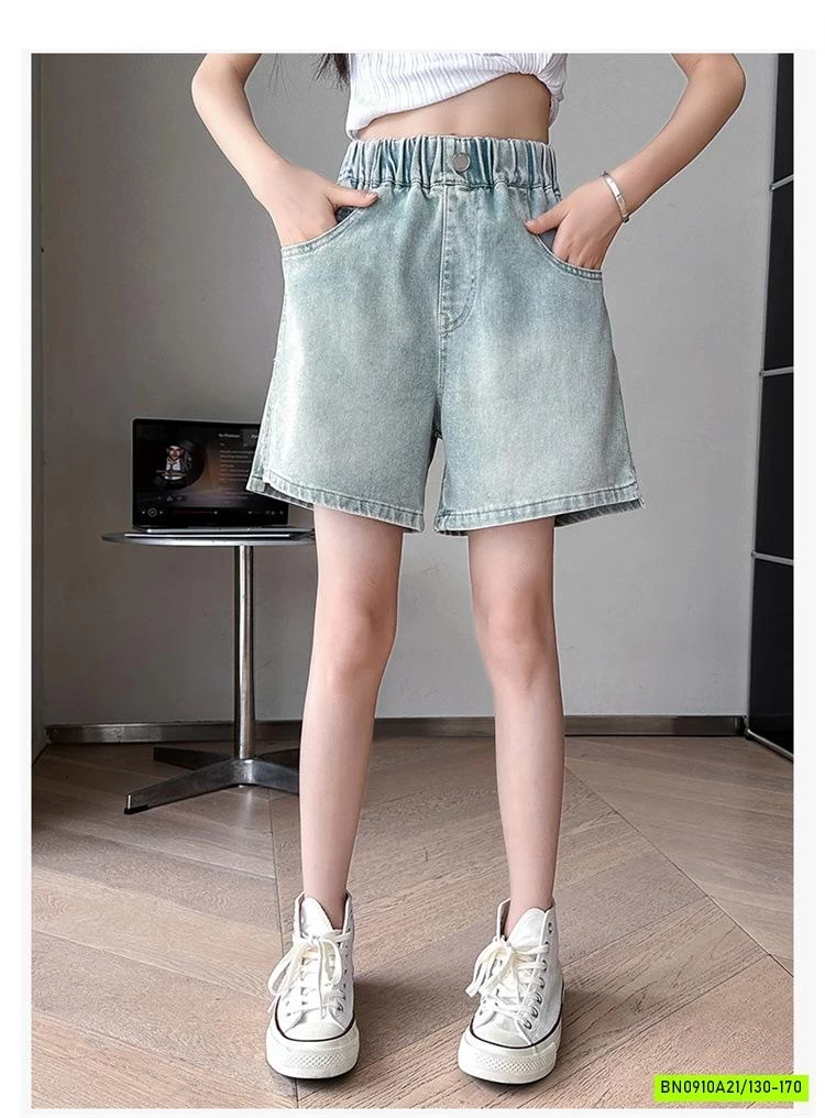 SHORT JEANS THÊU BƯỚM SZ ĐẠI