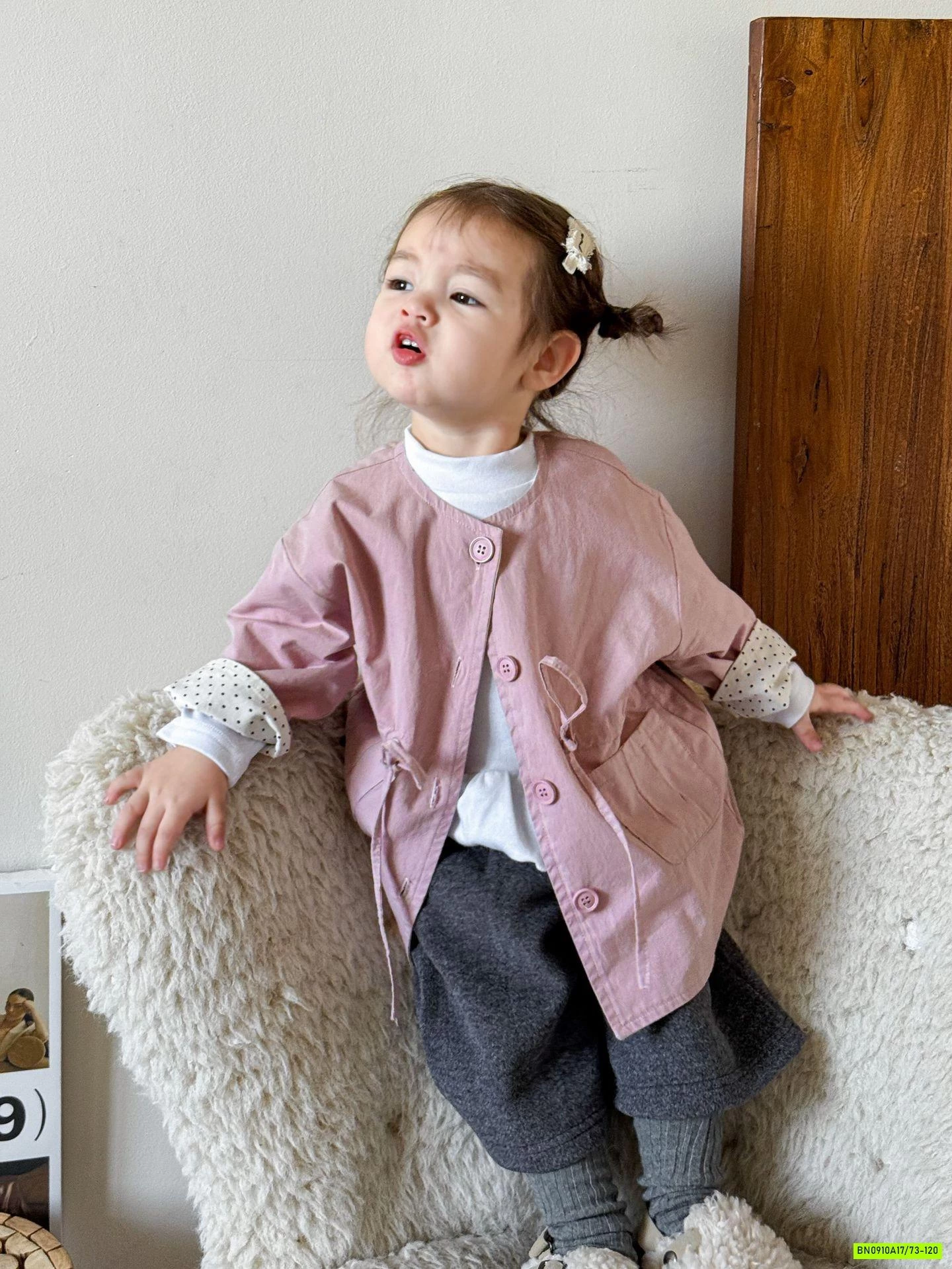 KHOÁC KAKI RÚT EO HỒNG