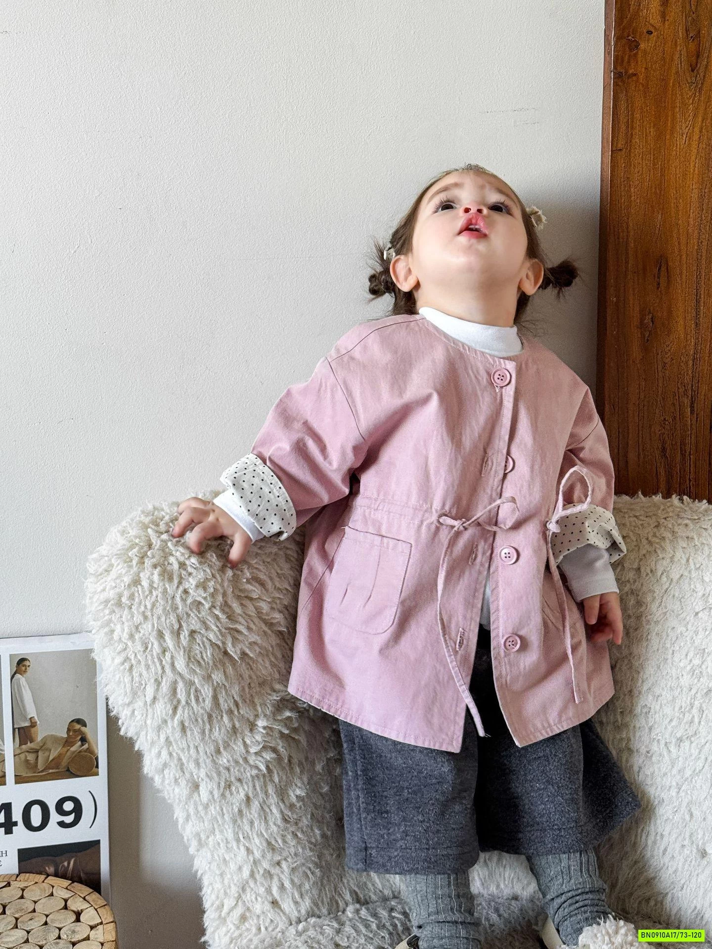 KHOÁC KAKI RÚT EO HỒNG