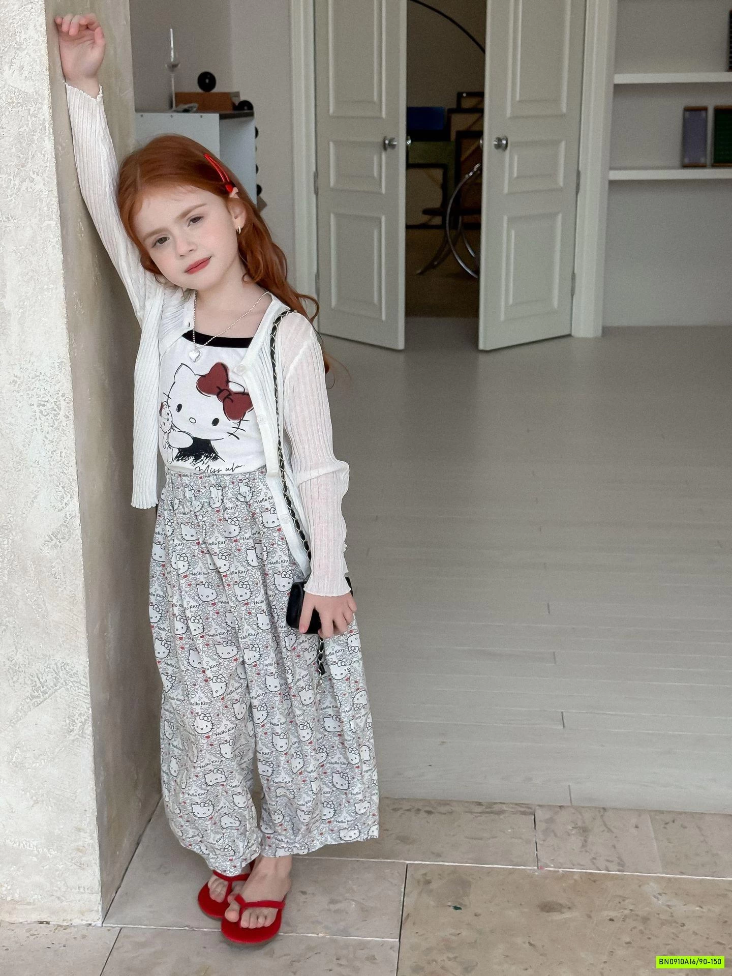 ÁO 2 DÂY MIX BAGGY KITTY