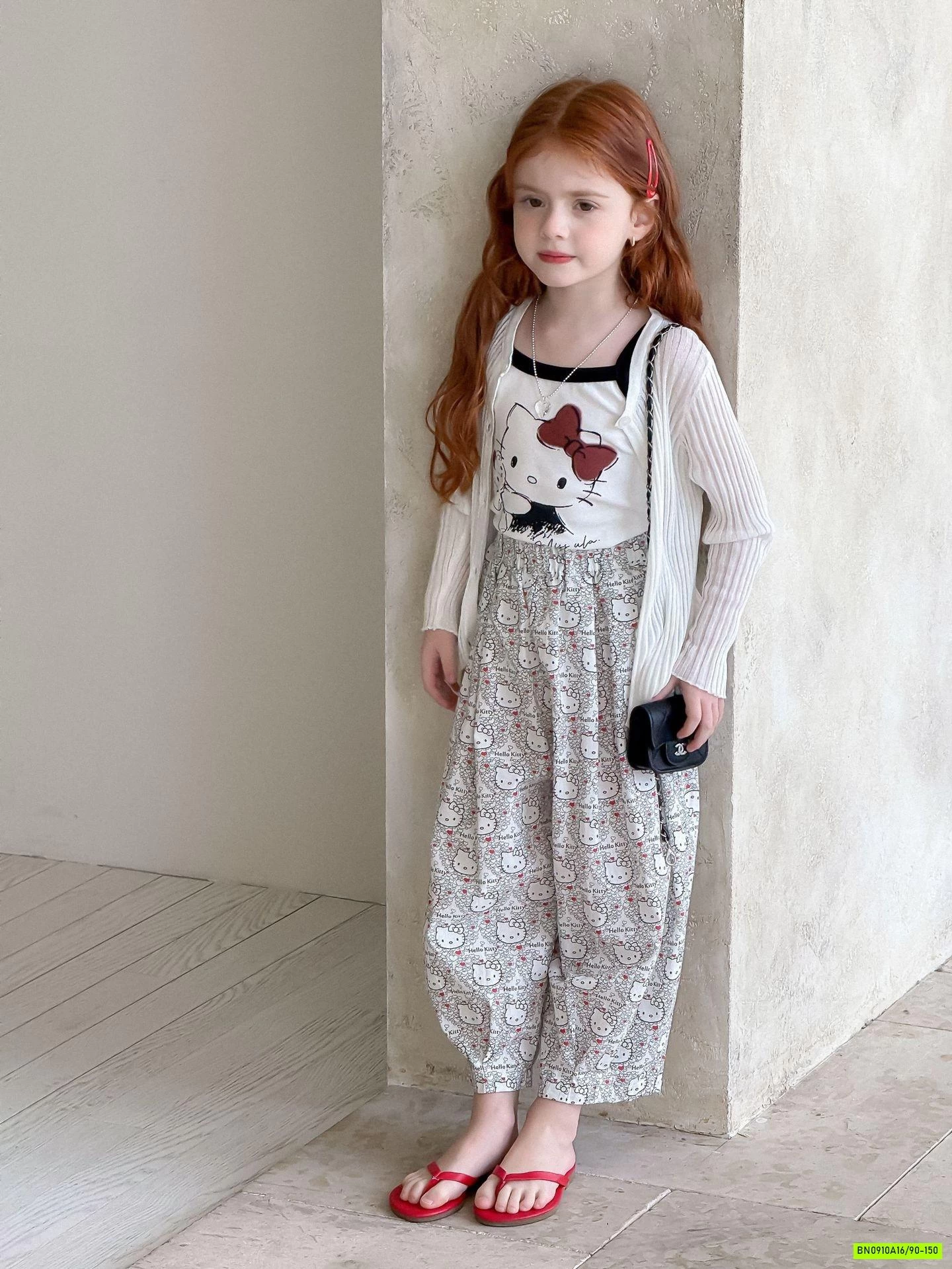 ÁO 2 DÂY MIX BAGGY KITTY