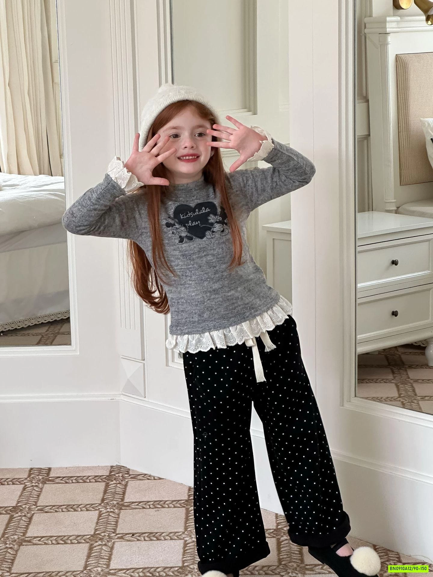 ÁO GIỮ NHIỆT MUỐI TIÊU VIỀN REN