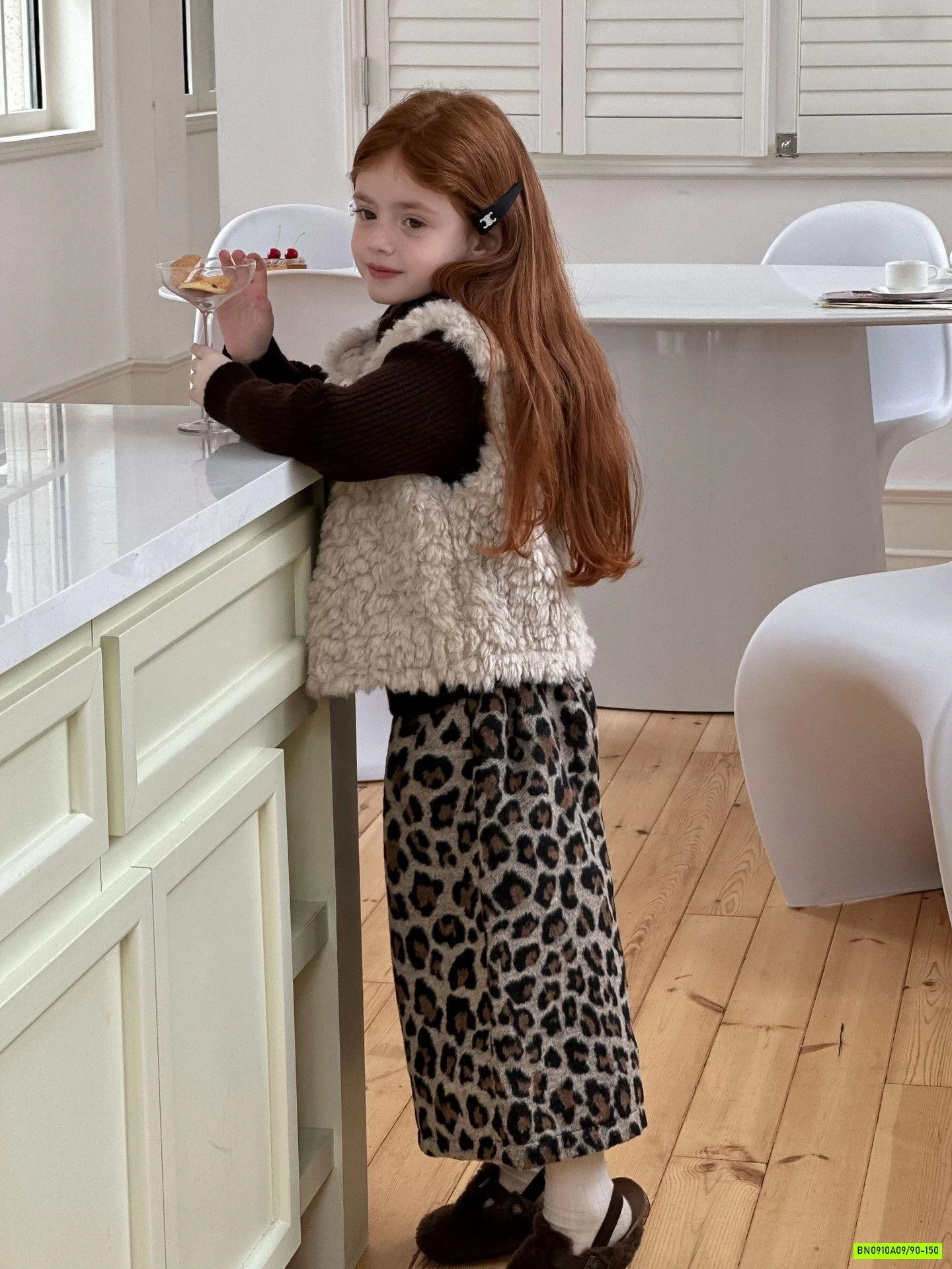 QUẦN LEN ỐNG RỘNG DA BEO