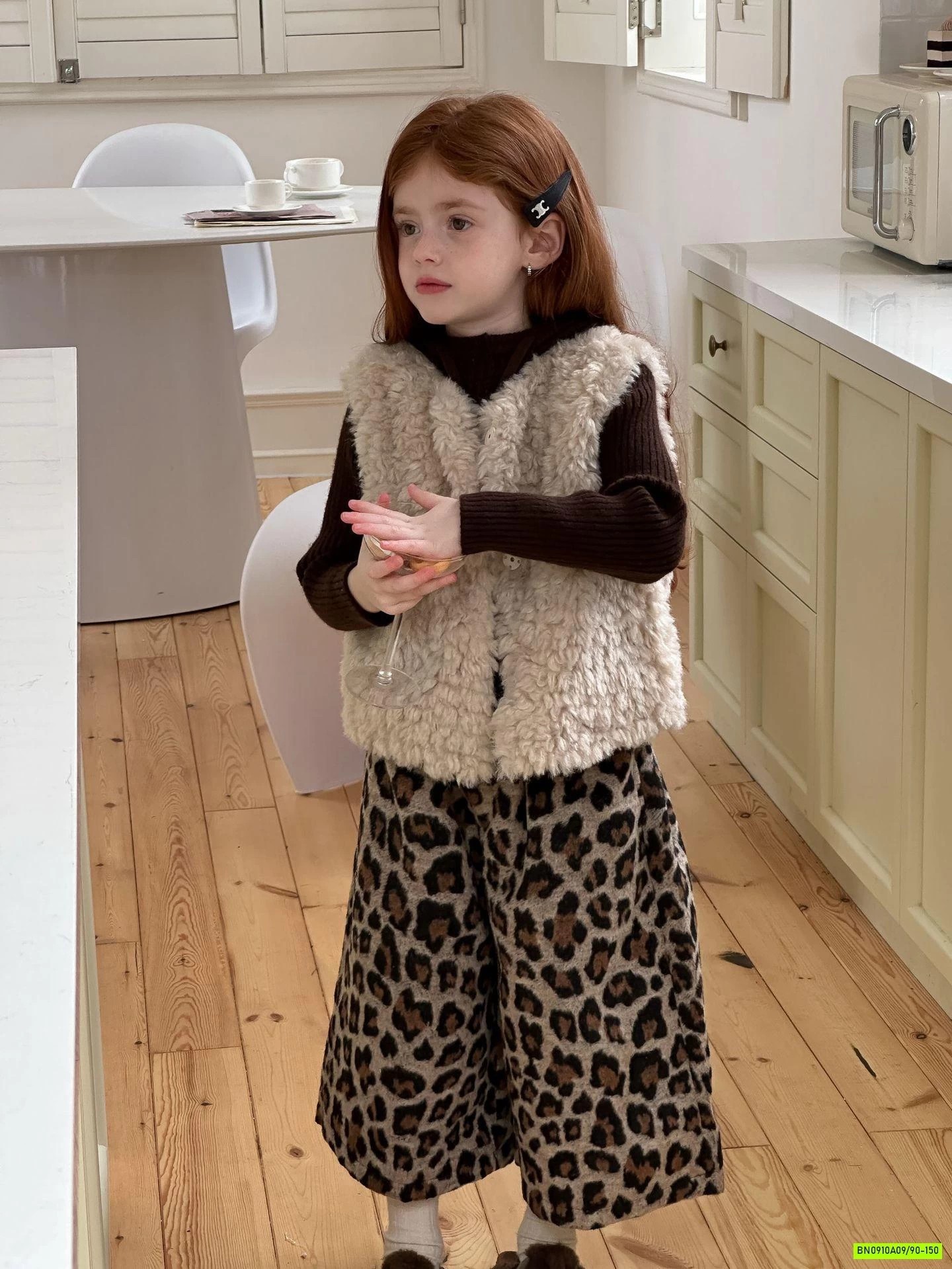 QUẦN LEN ỐNG RỘNG DA BEO