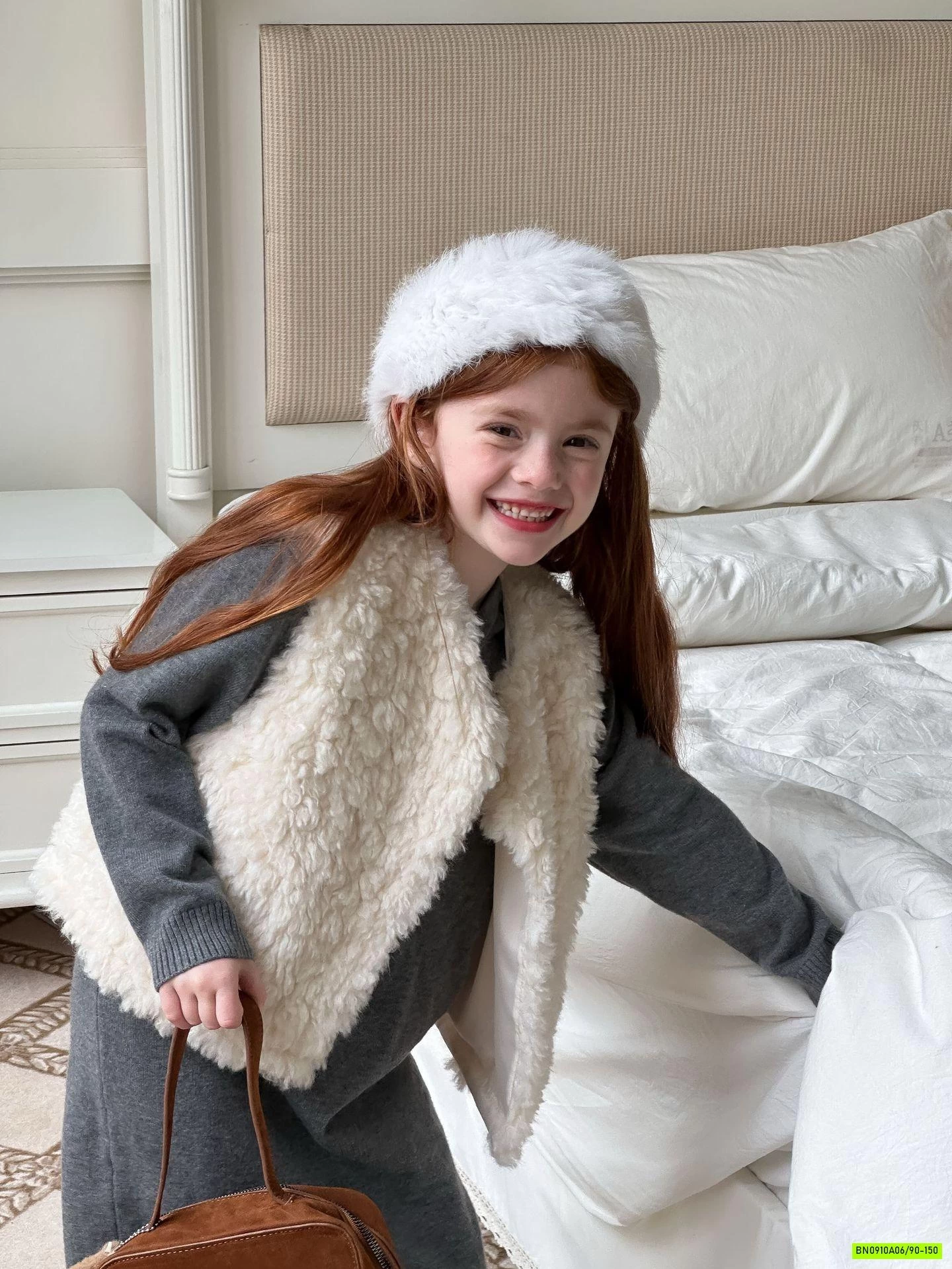 ĐẦM LEN SUÔNG LIỀN MŨ LANMOMO