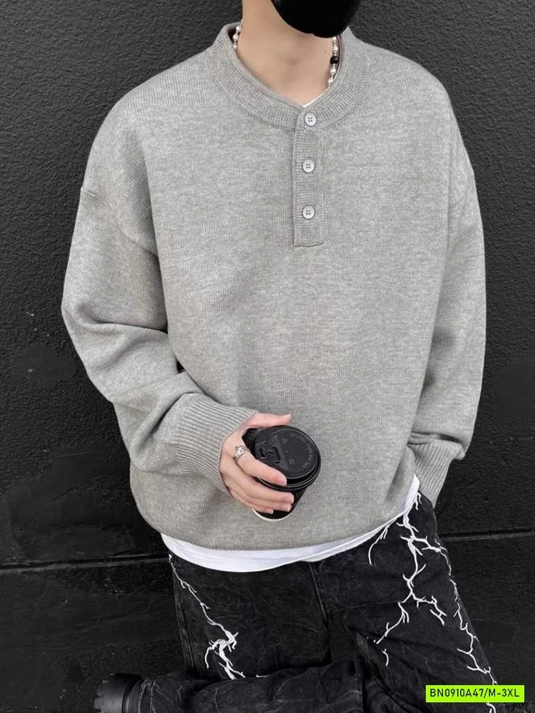 ÁO LEN NAM CÚC CỔ