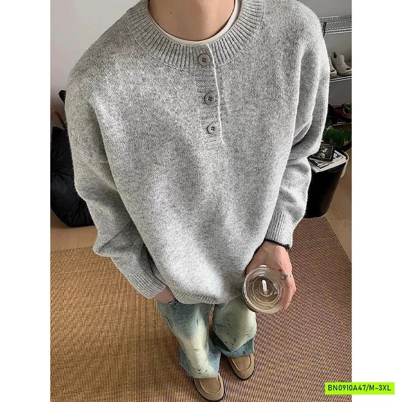 ÁO LEN NAM CÚC CỔ