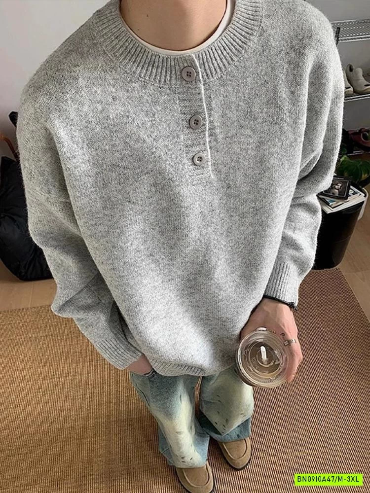 ÁO LEN NAM CÚC CỔ