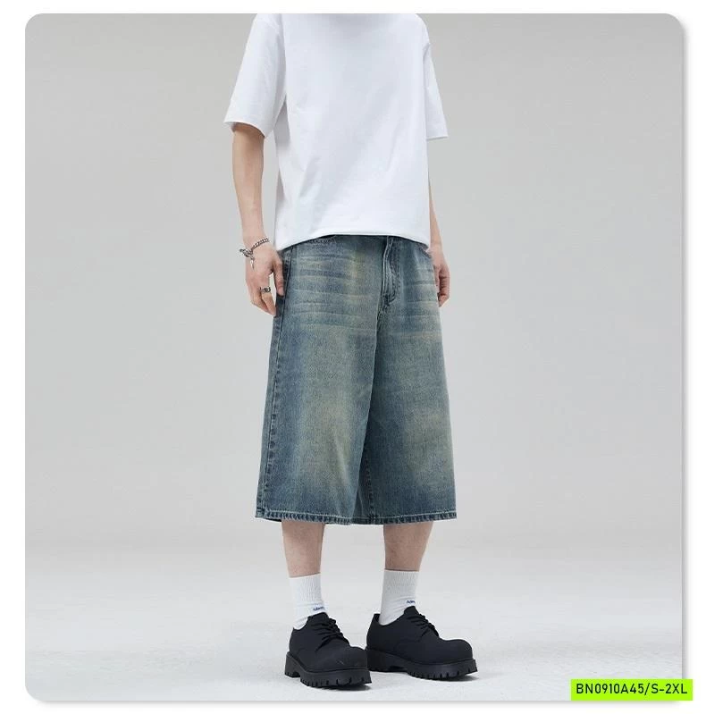 JEANS LỠ BẠC MÀU NAM