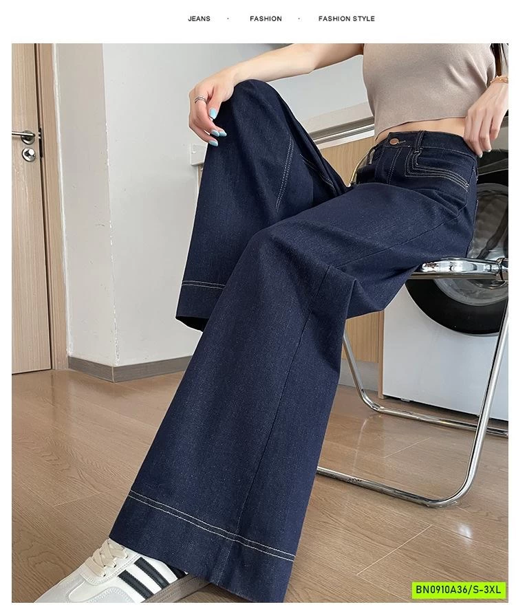 DENIM SUÔNG CẠP CAO HÁCH DÁNG
