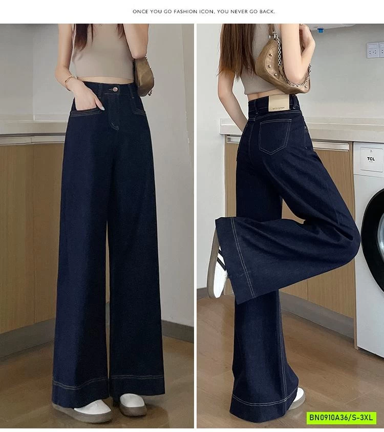 DENIM SUÔNG CẠP CAO HÁCH DÁNG