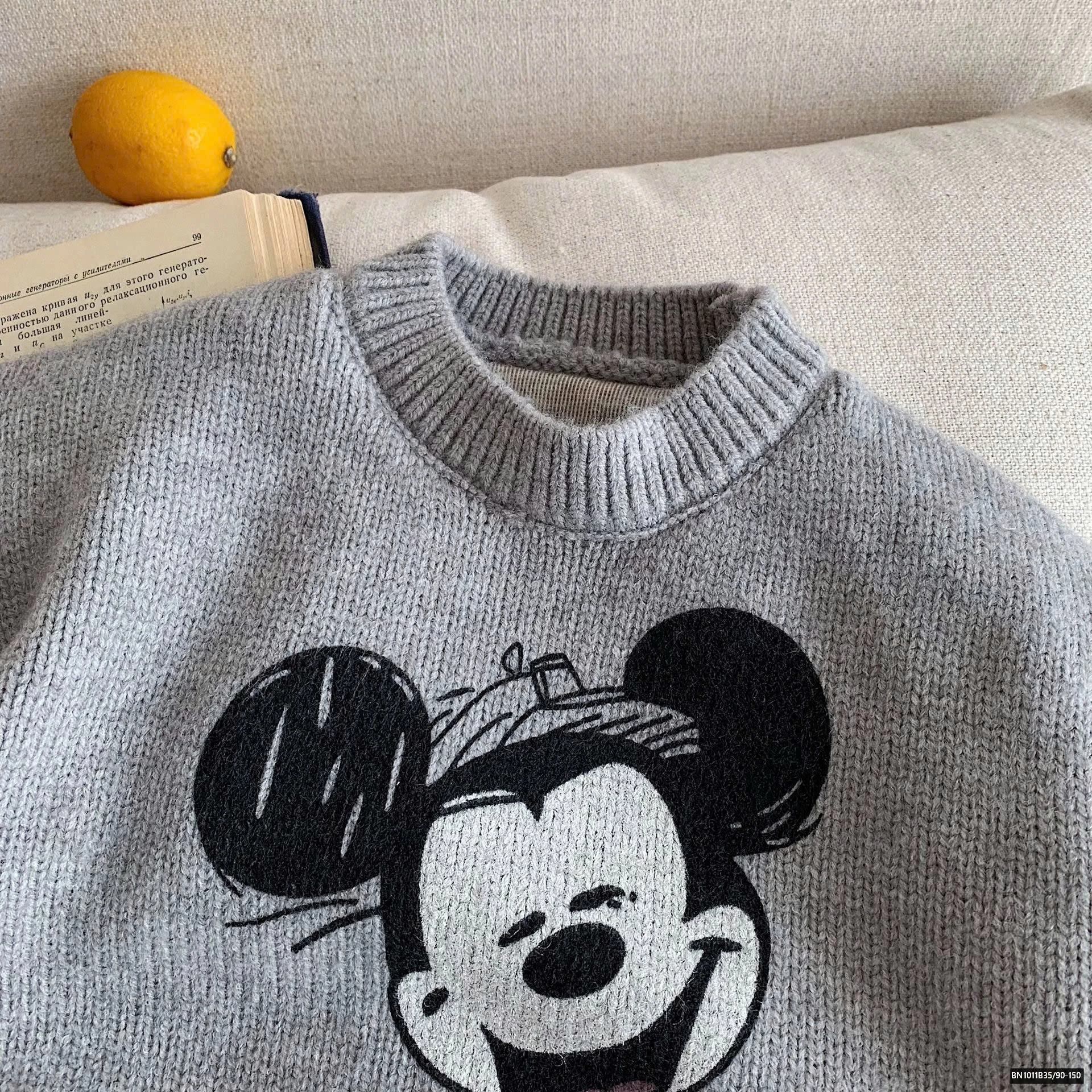 ÁO LEN MICKEY CỔ TRÒN