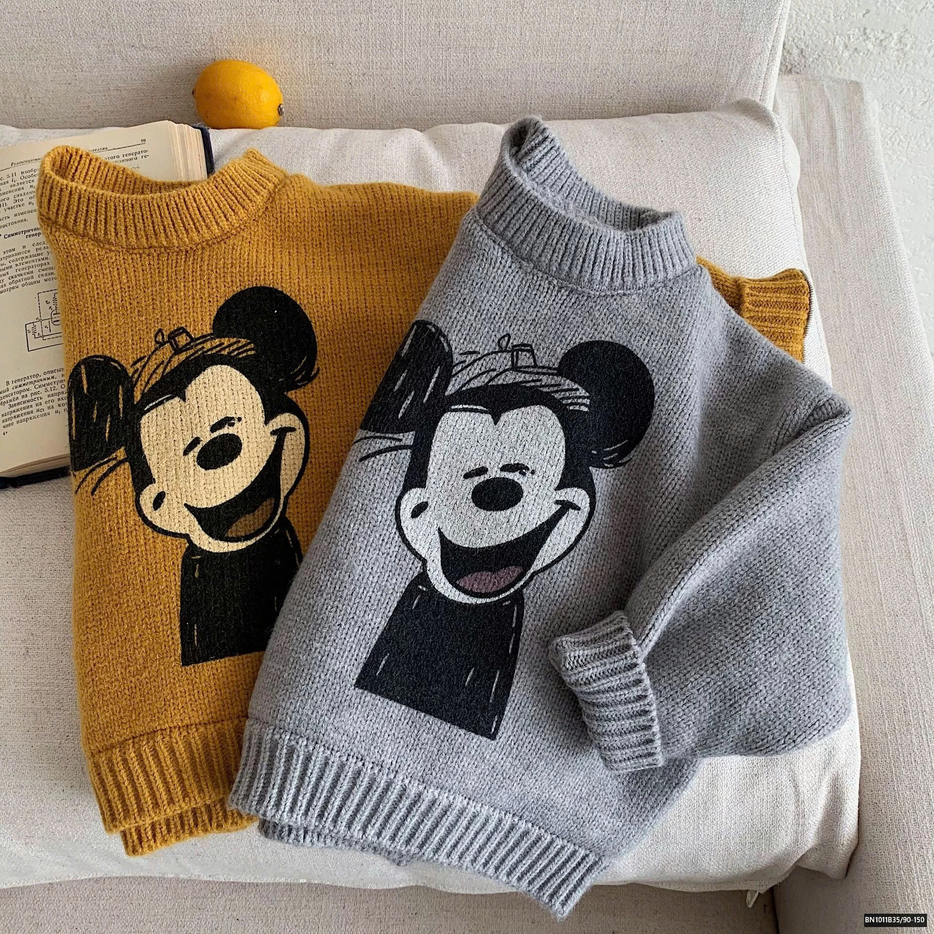 ÁO LEN MICKEY CỔ TRÒN