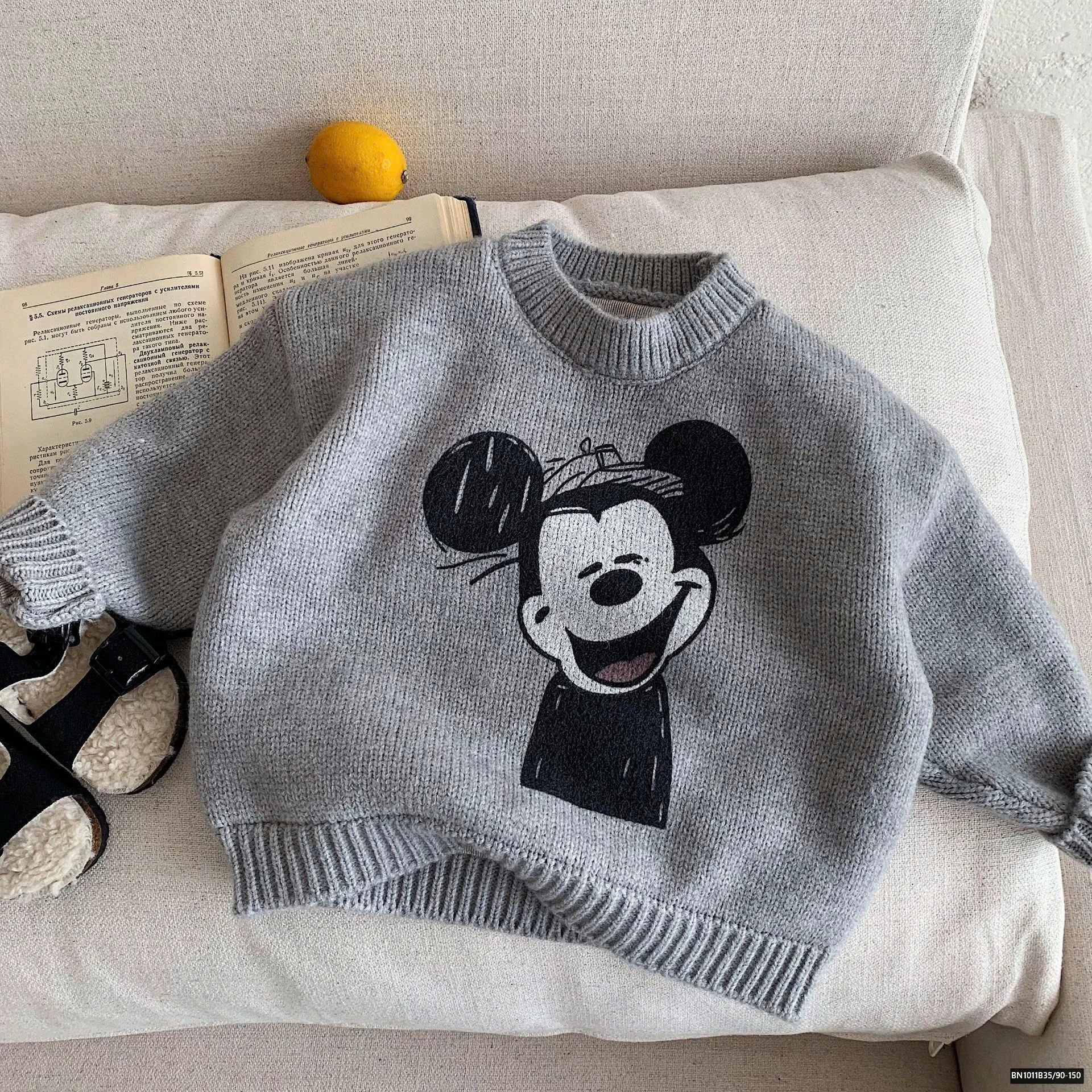 ÁO LEN MICKEY CỔ TRÒN