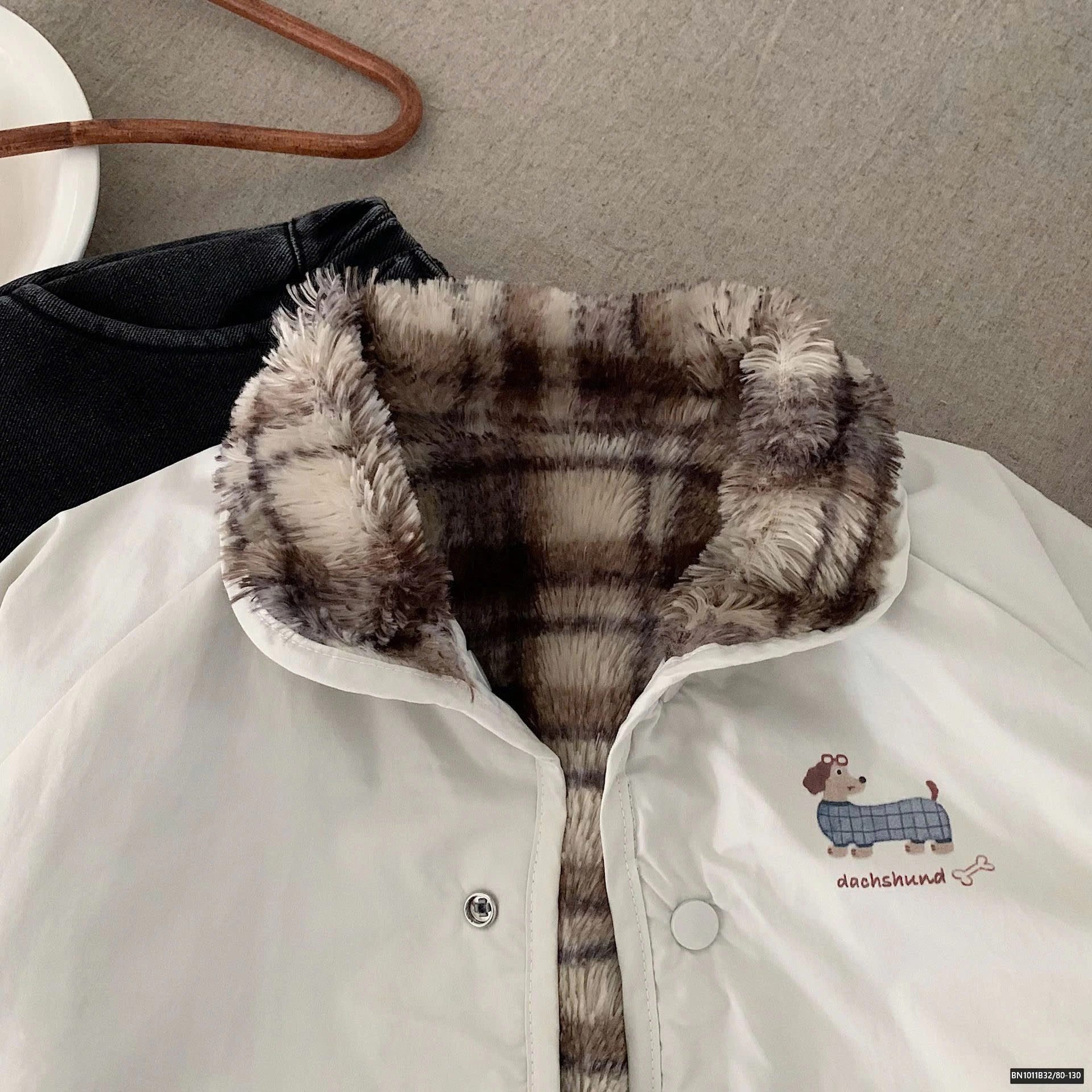 ÁO KHOÁC PHAO CÚN 2 MẶT