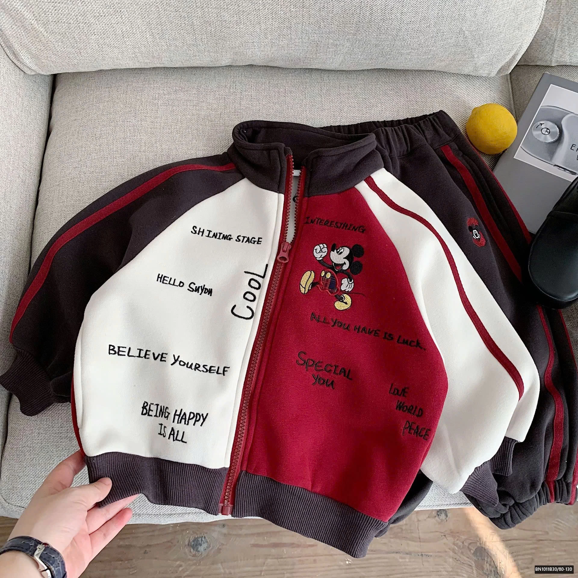 BỔ NỈ MICKEY PHỐI MÀU