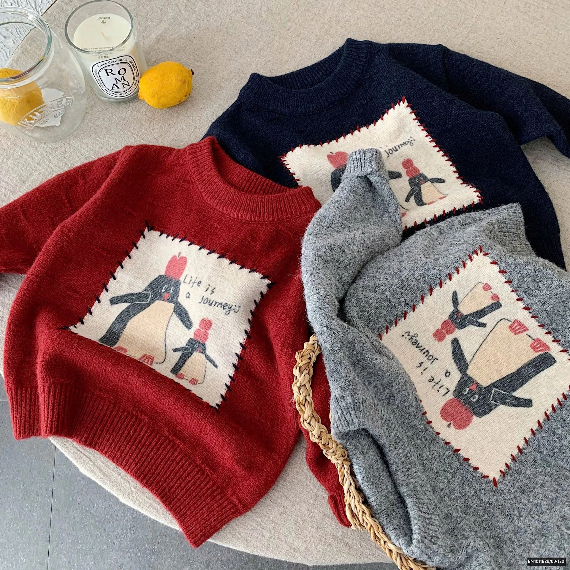 ÁO LEN CHIM CÁNH CỤT