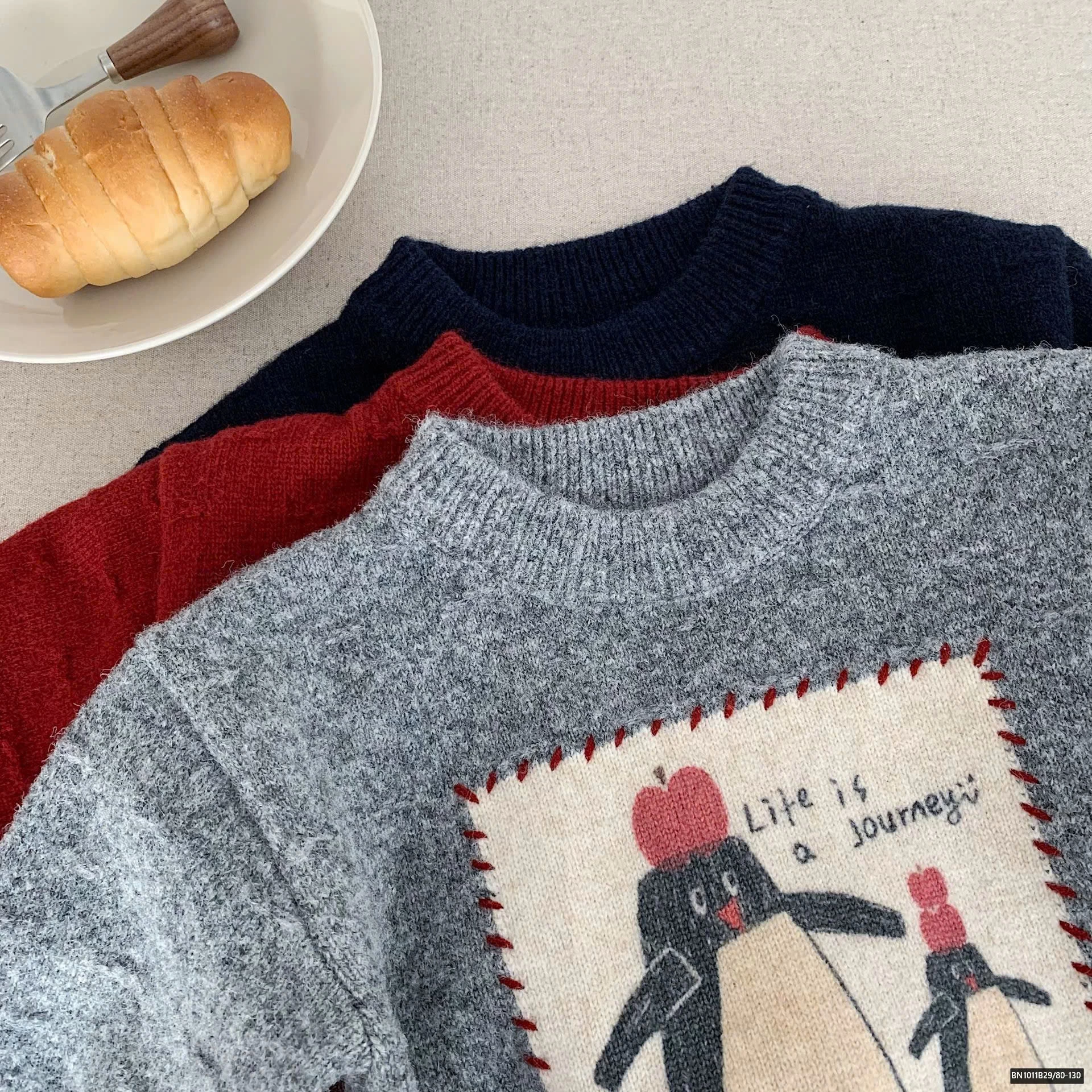 ÁO LEN CHIM CÁNH CỤT