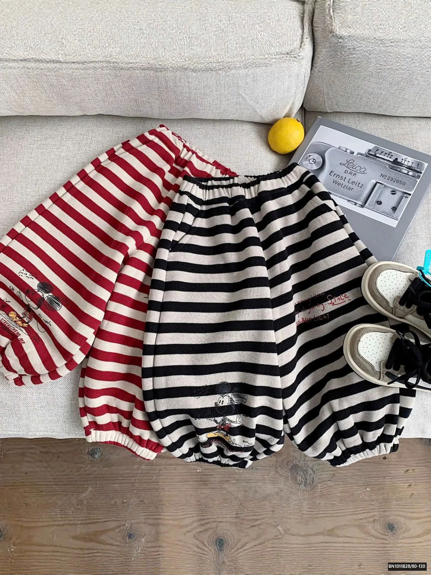 QUẦN KẺ MICLEY LÓT LÔNG CỪU