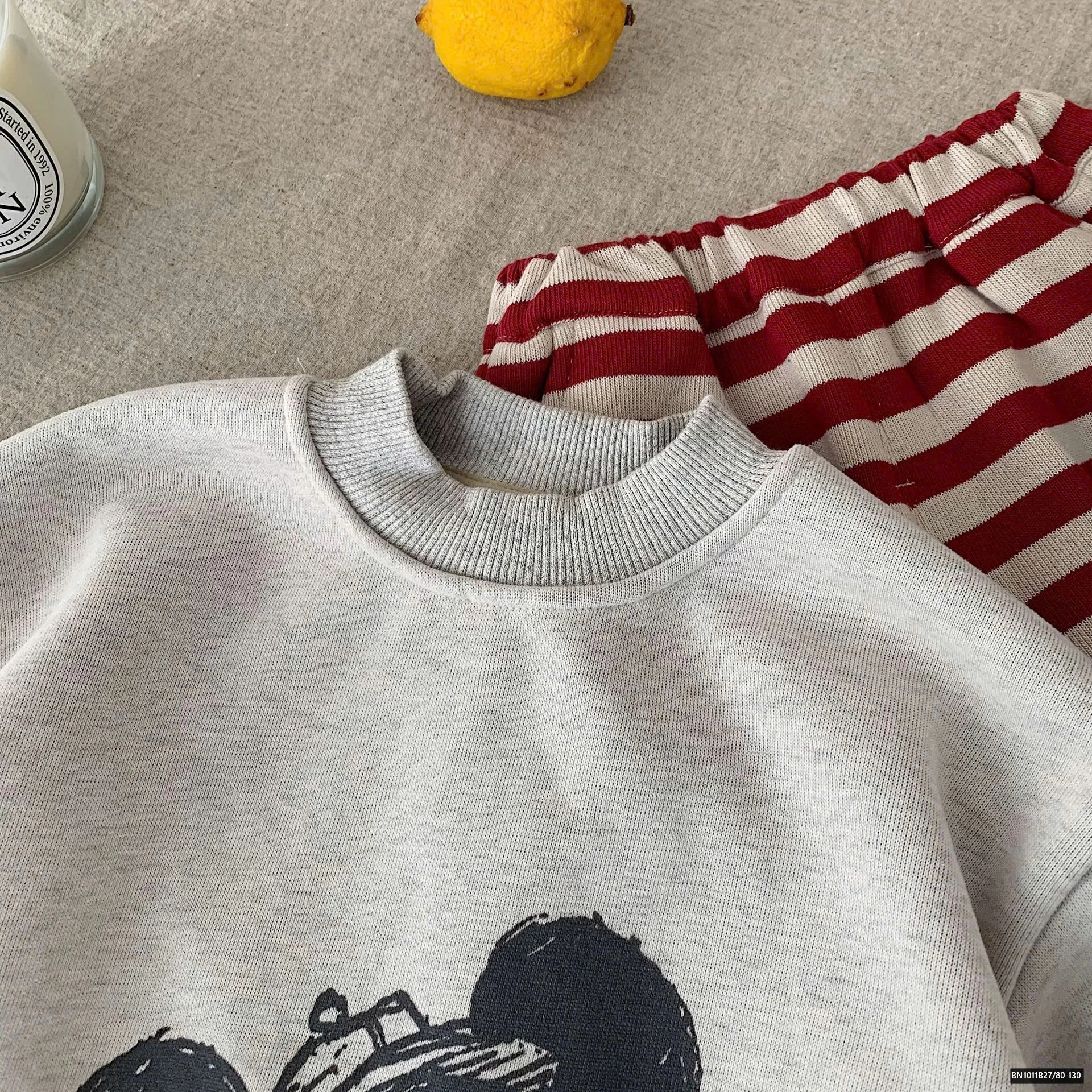 ÁO NỈ MICKEY LOT LÔNG SIÊU ẤM