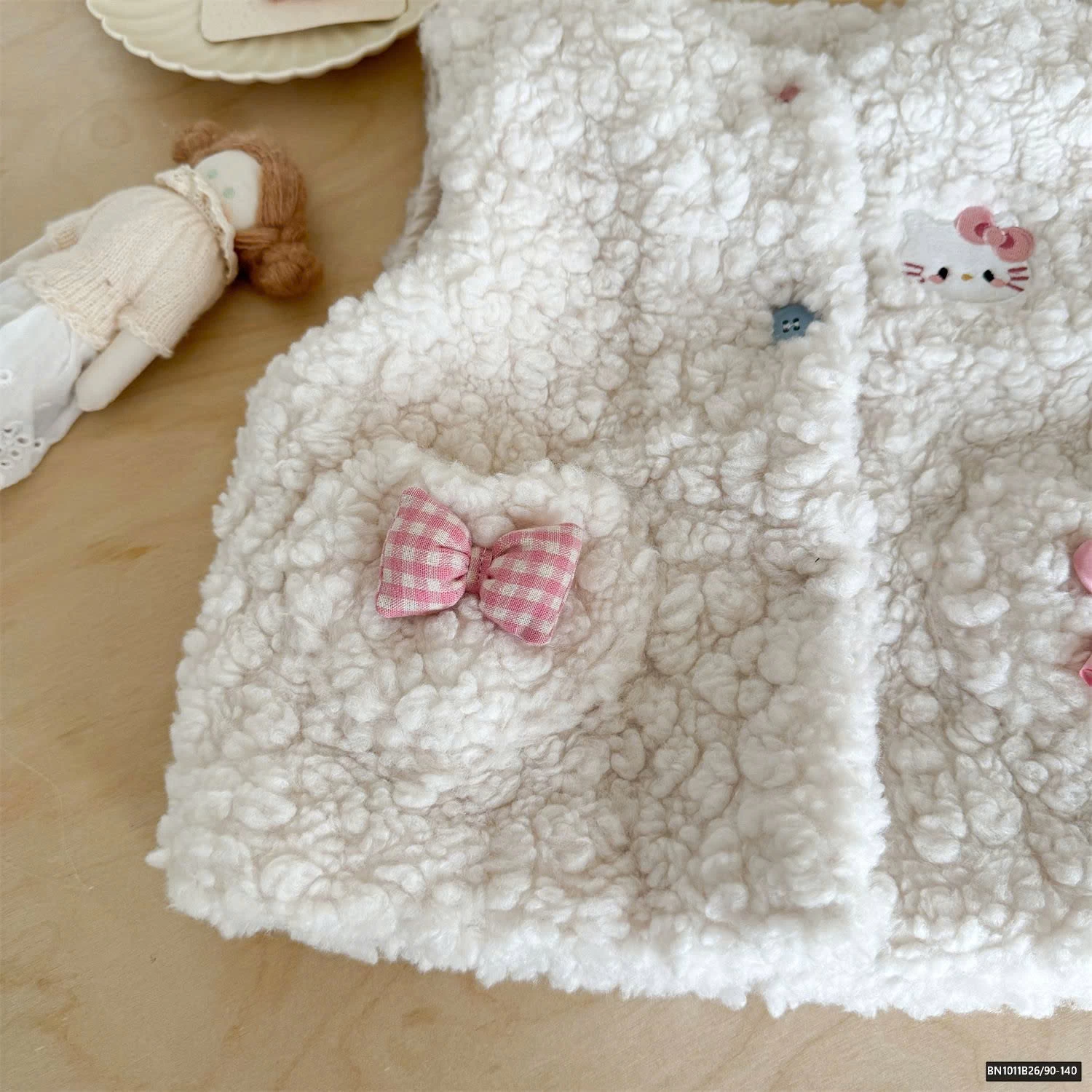 ÁO GILE KITTY LÔNG CỪU NINGLI