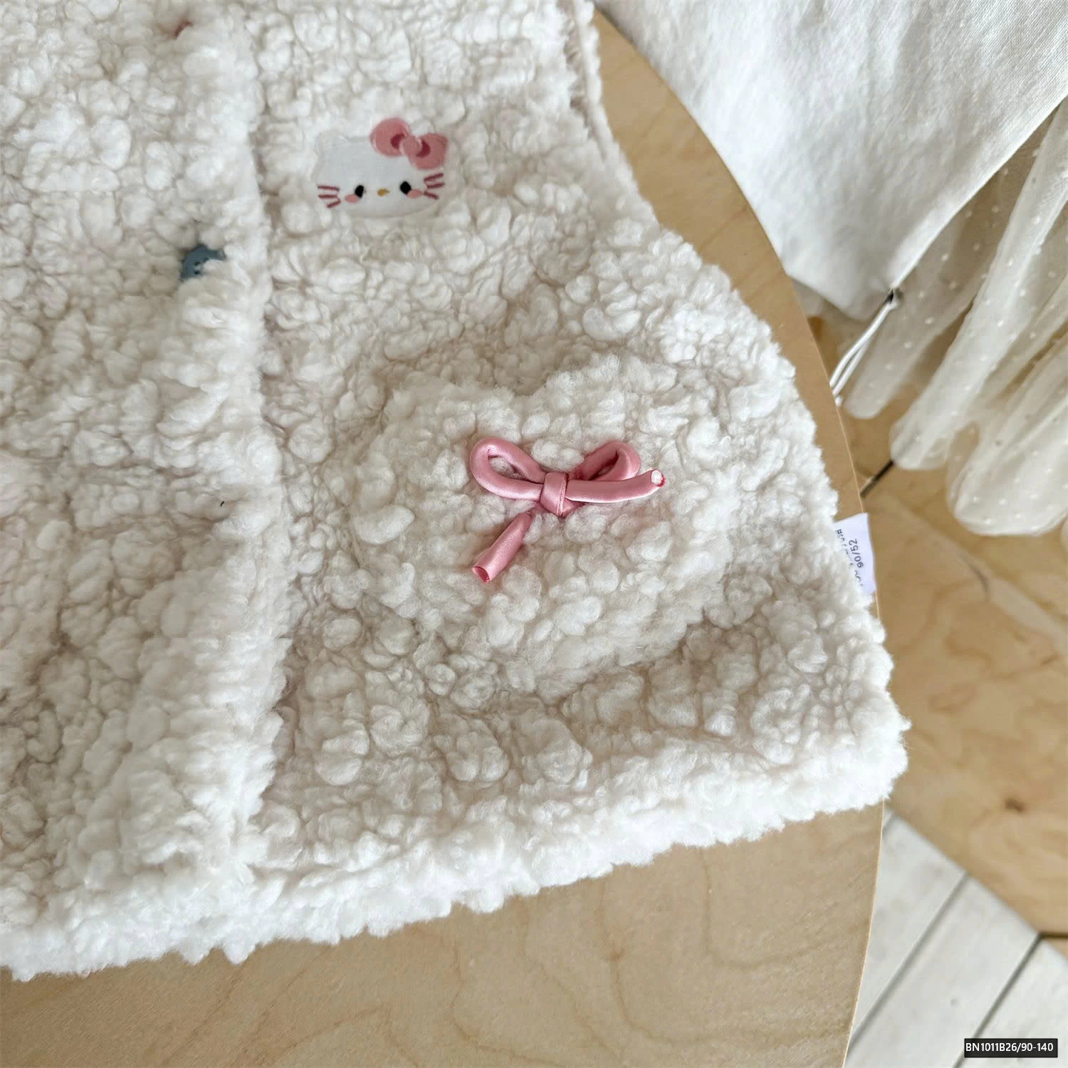 ÁO GILE KITTY LÔNG CỪU NINGLI