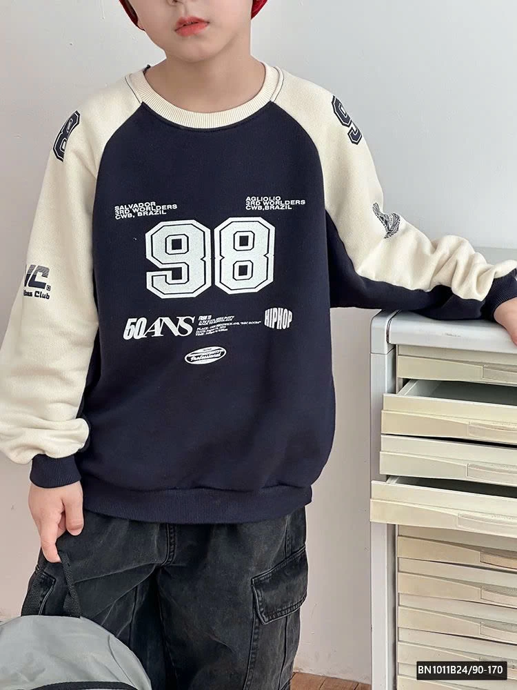 ÁO NỈ THỂ THAO SỐ 98AMBB N015