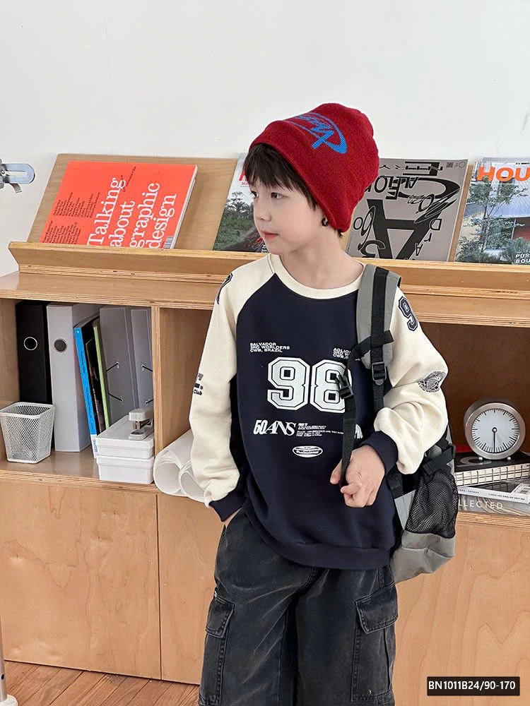 ÁO NỈ THỂ THAO SỐ 98AMBB N015