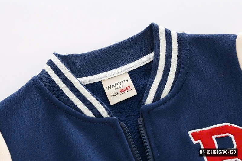 ÁO KHOÁC BÓNG CHÀY CHỮ B LÓT LÔNG