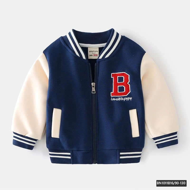 ÁO KHOÁC BÓNG CHÀY CHỮ B LÓT LÔNG