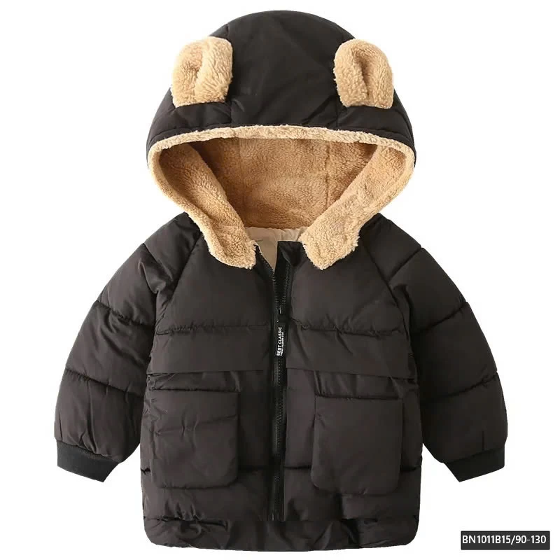 ÁO KHOÁC PHAO TAI GẤU LÓT LÔNG CỪU