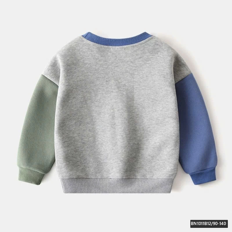 ÁO NỈ GẤU PHỐI MÀU  WAPPY