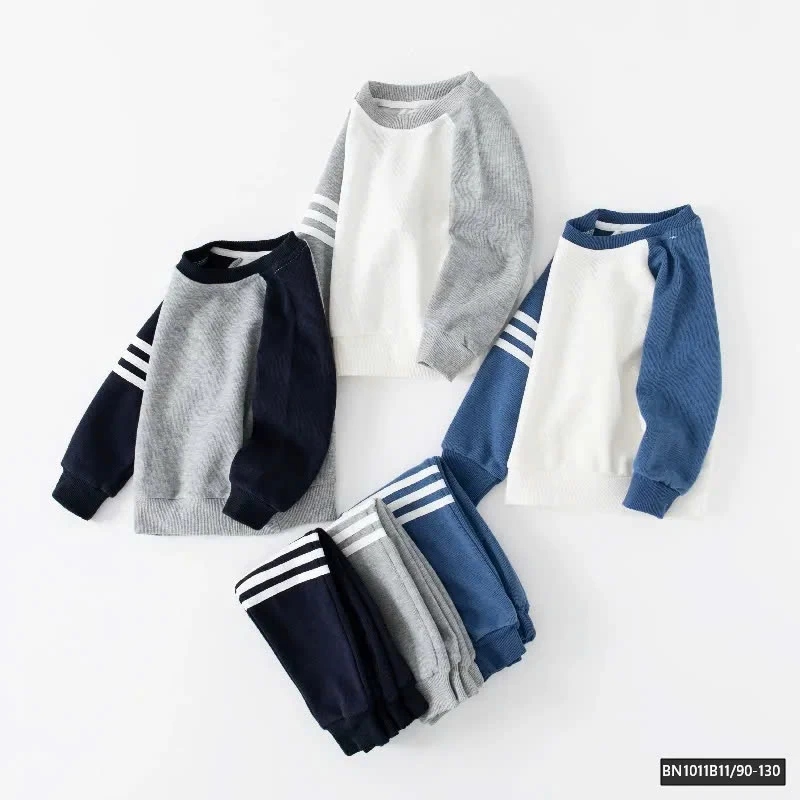 BỘ NỈ THỂ THAO 3 SỌC WAPPY